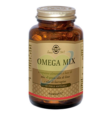 Solgar Linea Colesterolo Trigliceridi Omega Mix Integratore Alimentare 60 Perle