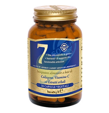 Solgar Linea Articolazioni Cartilagini Solgar7 Integratore Alimentare 30 Capsule