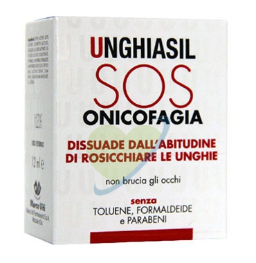 Unghiasil Linea Unghie Trattamento SOS Onicofagia Rosicchiamento Unghie 12 ml