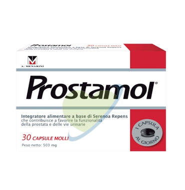 Menarini Linea Benessere Uomo Prostamol Integratore Alimentare 30 Capsule