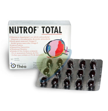 Laboratoires Thea Linea Salute degli Occhi Nutrof Total Integratore 30 Capsule