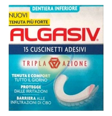 Combe Linea Protesi Dentali Algasiv 15 Cuscinetti Adesivi Protesi Inferiore