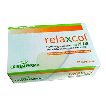 Cristalfarma Linea Benessere Intestinale Relaxcol Plus Integratore 30 Compresse