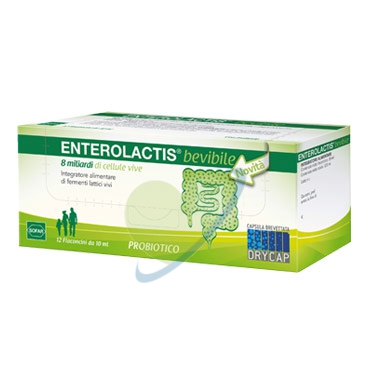 Sofar Linea Intestino Sano Enterolactis Integratore Fermenti Lattici 12 Flaconci