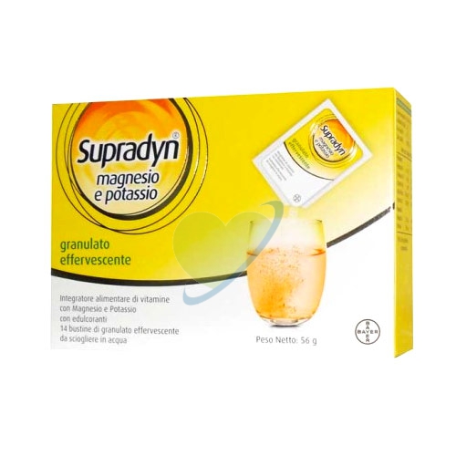 Supradyn Linea Vitamine Minerali Magnesio Potassio Integratore Granulato 14Buste