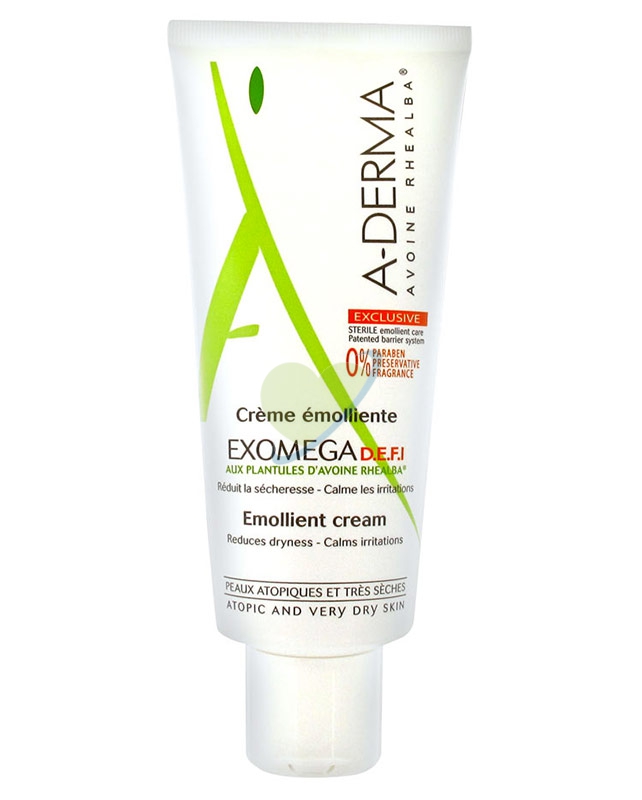 A-Derma Linea Exomega Pelli Atopiche Secche D.E.F.I Crema Emolliente 200 ml