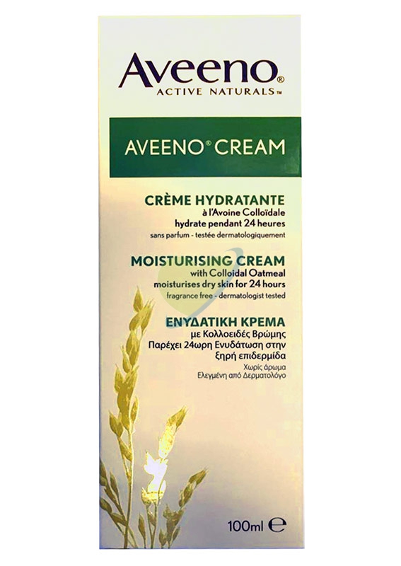 Aveeno Linea Cura Quotidiana della Pelle Crema Idratante Viso e Corpo 100 ml