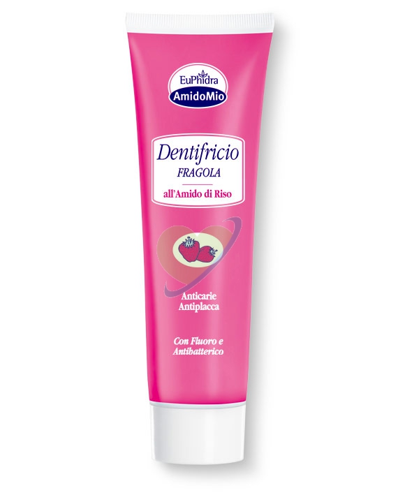 EuPhidra Linea AmidoMio Salute Dentale Dentifricio Delicato alla Fragola 50 ml