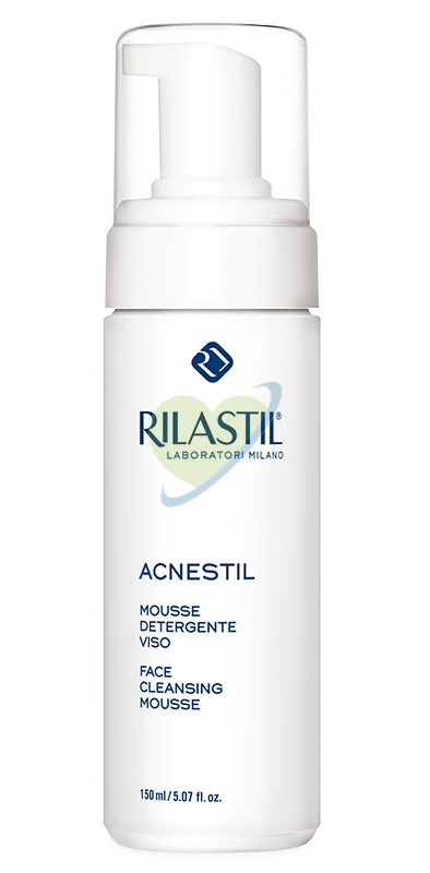 Rilastil Linea Acnestil Mousse Detergente Viso Pelli Grasse e Sensibili 150 ml