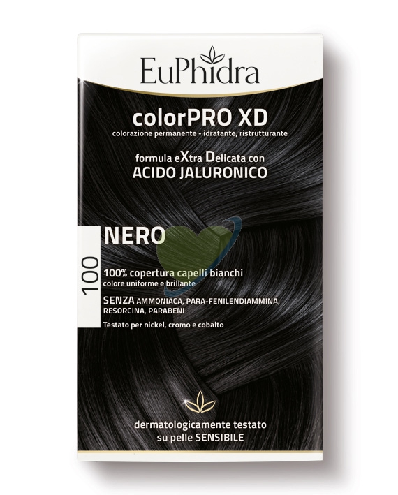 EuPhidra Linea ColorPRO XD Colorazione Extra-Delixata Senza Ammoniaca 100 Nero