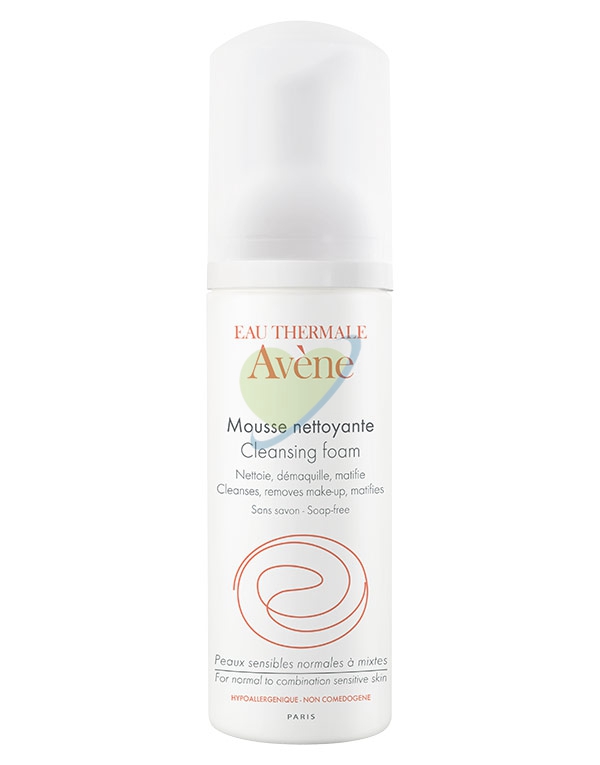 Avene Linea Trattamenti Essenziali Viso Mousse Detergente Delicata 150 ml