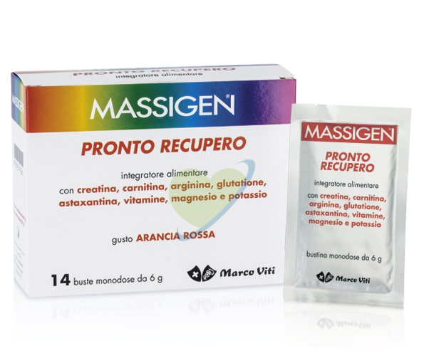 Massigen Linea Benessere Energia Pronto Recupero Integratore Alimentare 14 Buste