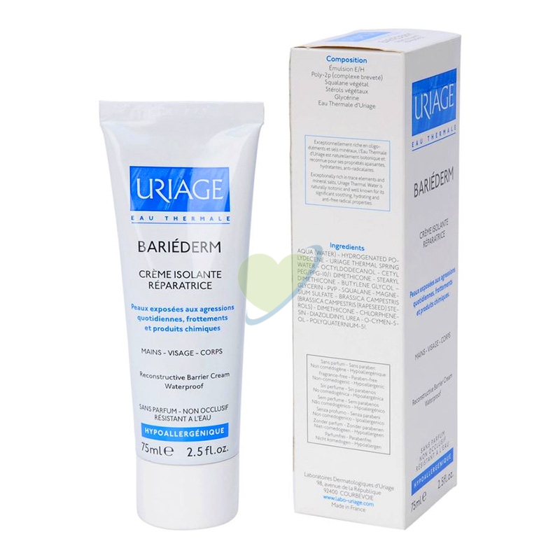 Uriage Linea Trattamenti Riparazione Bariederm Crema Isolante Riparatrice 75 ml