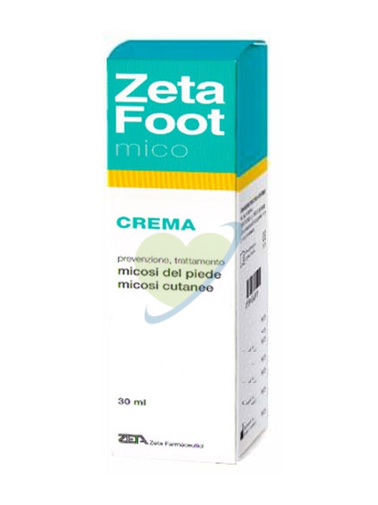 ZetaFoot Linea Cura del Piedi Mico Crema Trattamento Preventivo Protettivo 30 ml