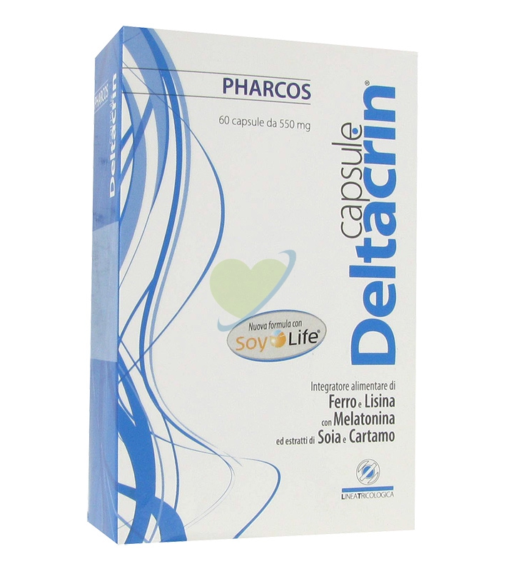Pharcos Linea Tricologici Deltacrin Integratore Anticaduta Capelli 60 Capsule