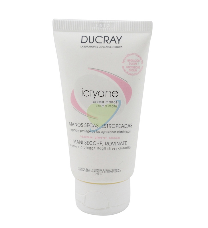 Ducray Linea Disidratazione Ictyane Crema Mani Idratante Rigenerante 50 ml