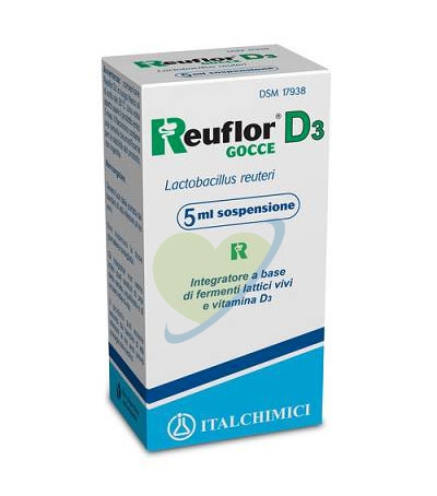 Italchimici Linea Intestino Sano Reuflor D3 Gocce Integratore Alimentare 5 ml