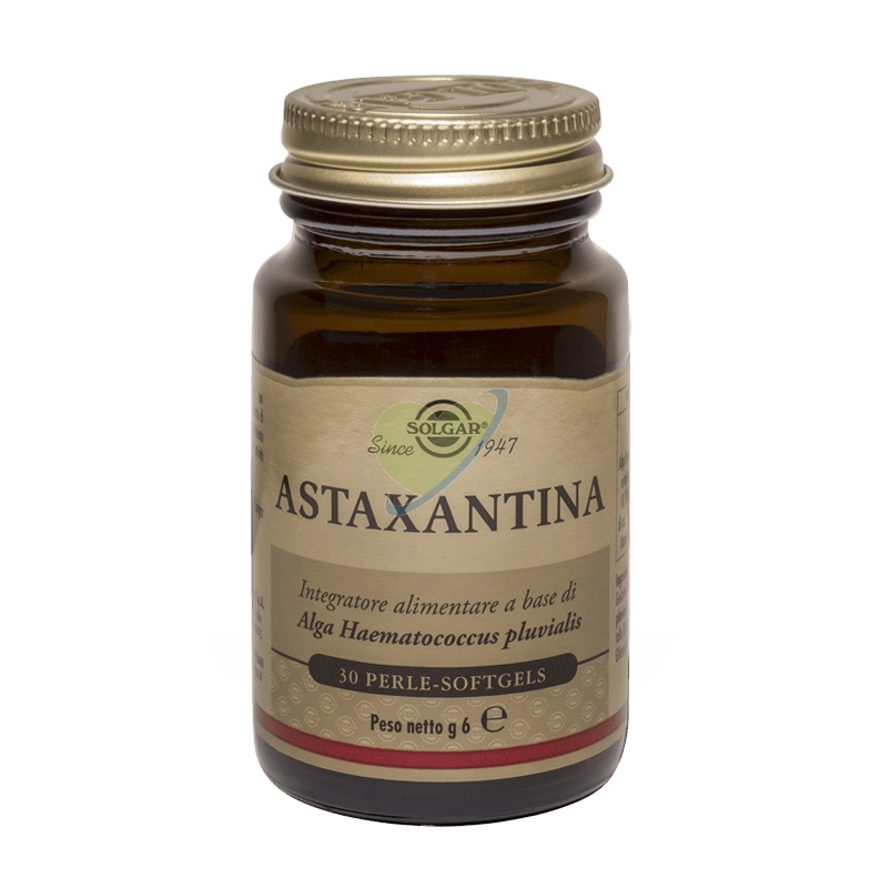 Solgar Linea Antiossidanti Astaxantina Integratore Alimentare 30 Perle Softgel