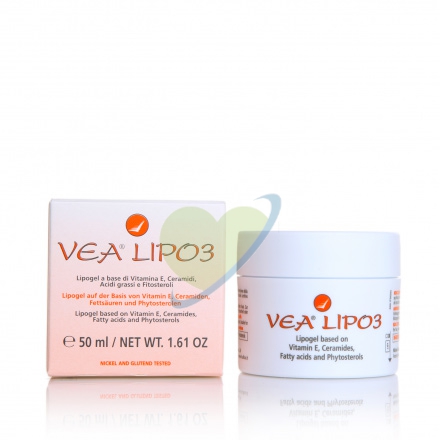 VEA Linea Pelli Sensibili Lipo3 Vitamina E Lipogel Idratante Rigenerante 50 ml
