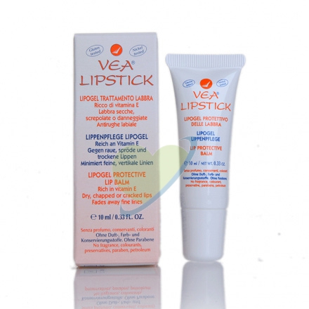 VEA Linea Pelli Sensibili Lipogel Lipstick Labbra Lenitivo Protettivo 10 ml
