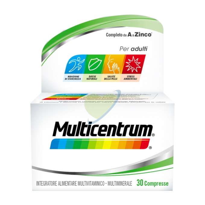 Multicentrum Linea Vitamine Minerali Adulti Integratore Alimentare 30 Compresse