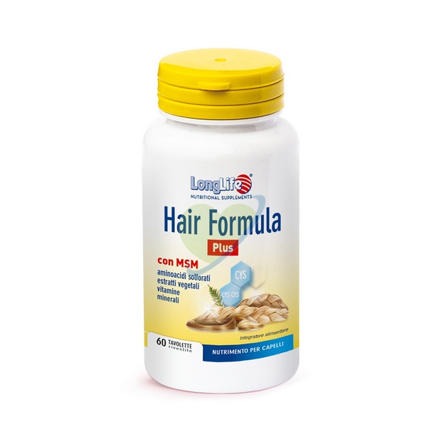 Long Life Linea Capelli Sani Hair Formula Plus Integratore Alimentare 60 Tavolet