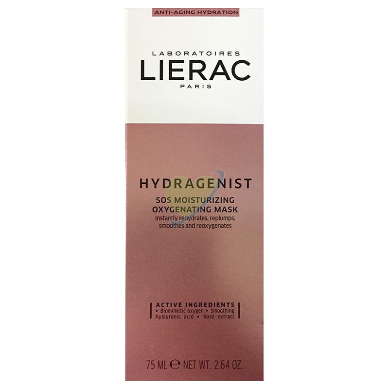 Lierac Linea Hydragenist Maschera Idratante SOS Ossigenante Rimpolpante 75 ml