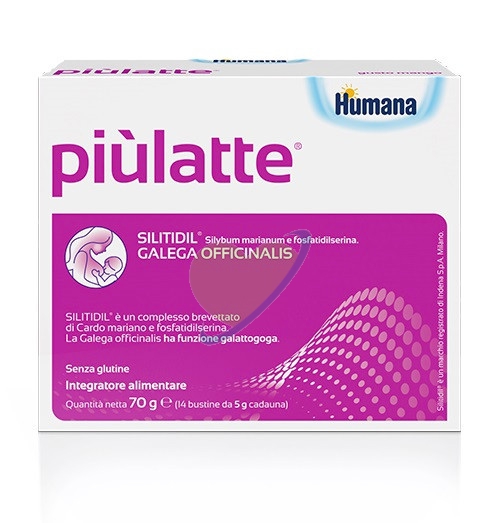 Humana Linea Gravidanza e Allattamento Pi Latte Integratore Alimentare 14 Buste