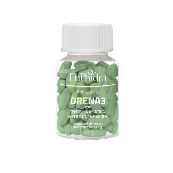 EuPhidra Linea Anticellulite Drena3 Integratore Alimentare 60 Compresse