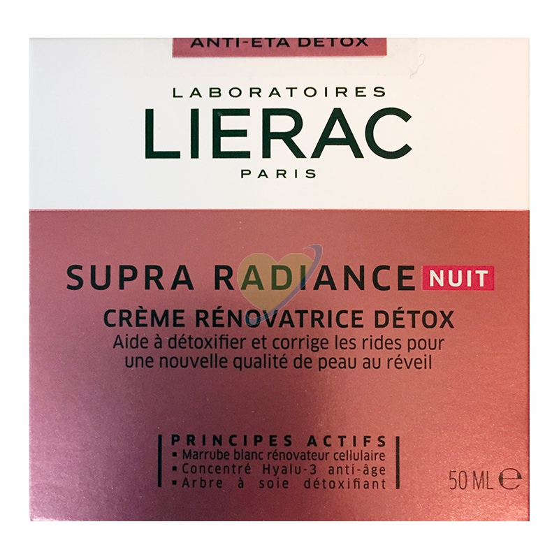 Lierac Supra Radiance Crema Notte Anti-Ox Anti-Et Rimpolpante 50 ml