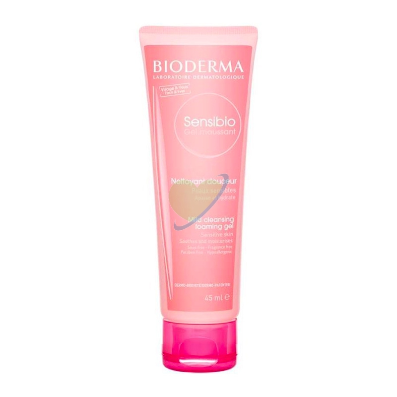 Bioderma Linea Sensibio Gel Moussant Detergente Lenitivo Pelli Sensibili 45 ml