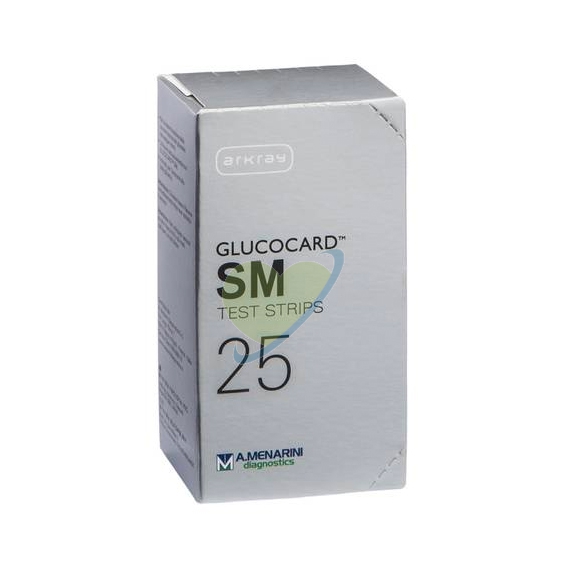 Menarini Diagnostics Linea Dispositivi Medici Glucocard SM 25 Strisce Reattive