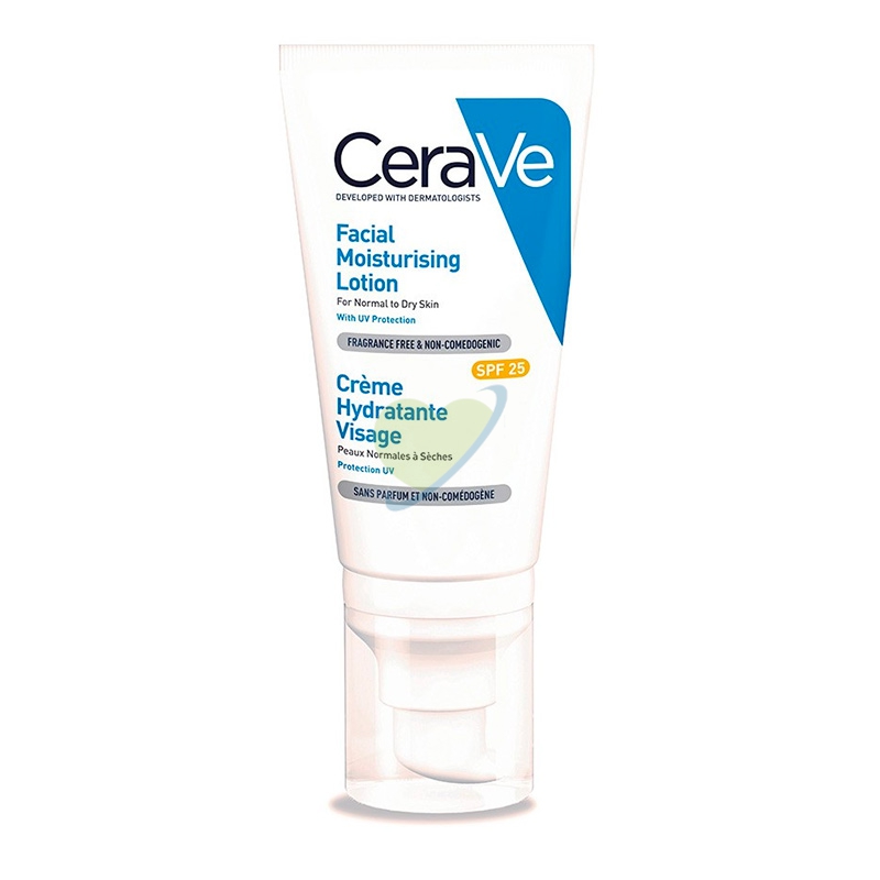 CeraVe Linea Trattamento Viso Spf25 Facial Moisturizing Crema Idratante 50 ml