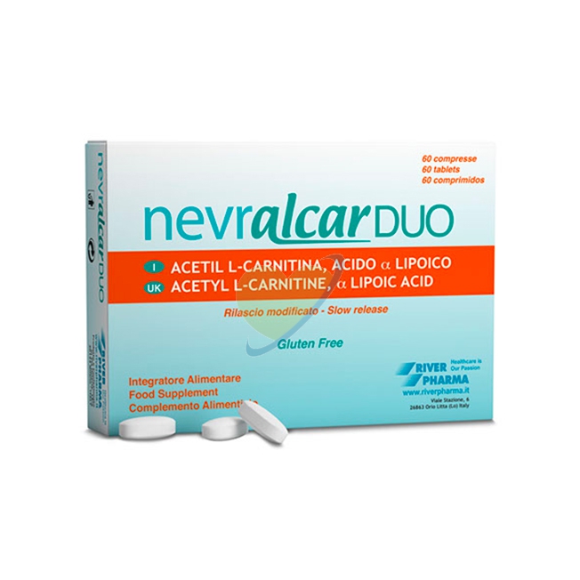 River Pharma Linea Sistema Nervoso NevralcarDuo Integratore 60 Compresse