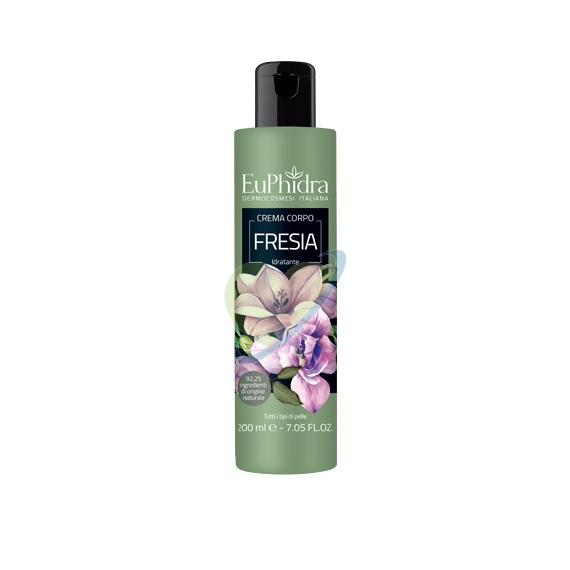 EuPhidra Linea Floreali Crema Corpo Idratante Fresca Profumata Fresia 200 ml