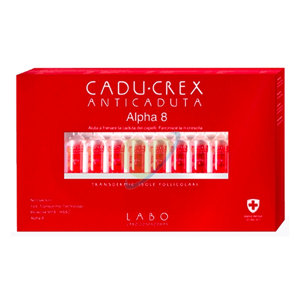 Crescina Linea Cadu-Crex Alpha-8 Caduta Grave Capelli Donna 20 Fiale 3,5 ml