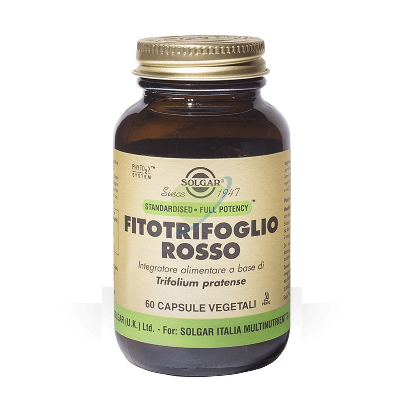 Solgar Linea Menopausa Fitotrifoglio Rosso Integratore Alimentare 60 Capsule