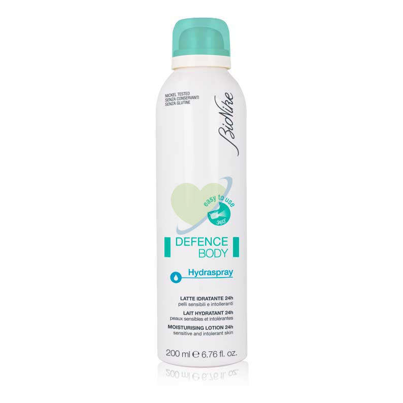 BioNike Linea Defence Body Latte Idratante Spray 24h Setoso e Profumato 200 ml