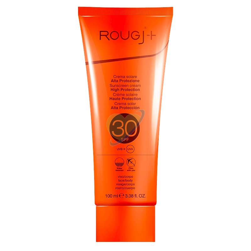 Rougj Linea Solare SPF30 Protezione Solare Molto Bassa Crema Viso e Corpo 100 ml