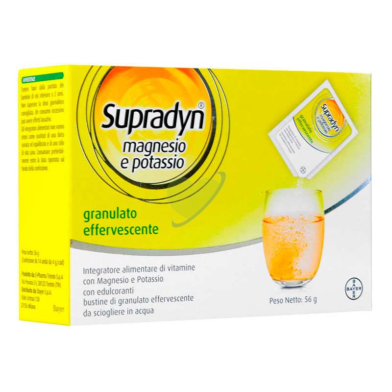 Supradyn Linea Vitamine Minerali Magnesio Potassio Integratore Granulato 24Buste