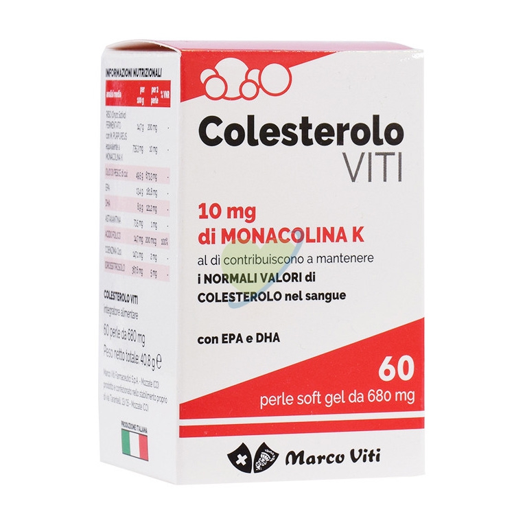 Massigen Colesterolo Viti Integratore Alimentare 60 Perle