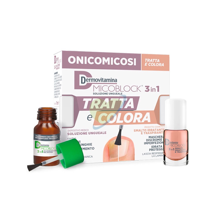 Dermovitamina Linea Dispositivi Medici Onicomicosi Micoblock Tratta e Colora 7ml