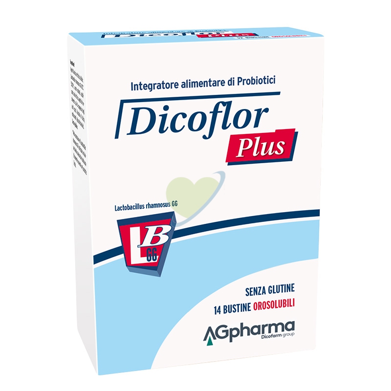 AG Pharma Linea Intestino Sano Dicoflor Plus Integratore Alimentare 14 Buste