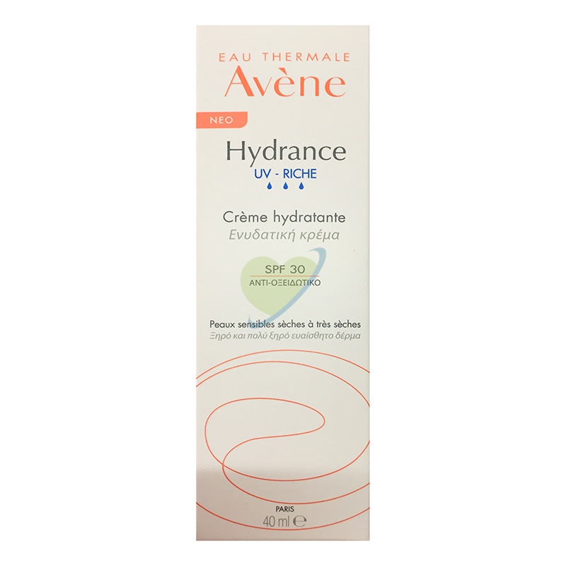 Avene Linea Hydrance UV Riche Crema Idratante Protettv Pelli Normali Secche 40ml