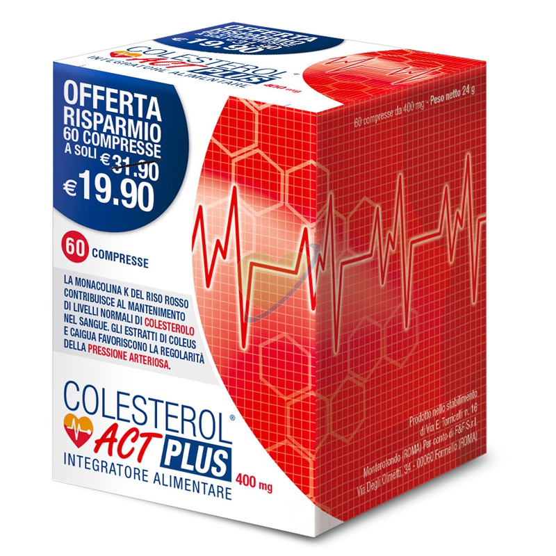 Linea Act Linea Colesterolo Colesterol Act Plus Integratore 60 Compresse