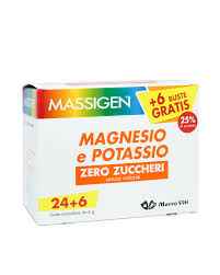 Massigen Magnesio e Potassio Zero Zuccheri 24  6 Bustine