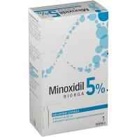 Minoxidil Biorga 5% Soluzione Cutanea  3 Flaconi Hdpe 60Ml Con Pompa Spray E  Applicatore