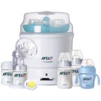 Avent Linea Allattamento Neonato 2 Tettarelle Classic  Flusso Veloce 4 Fori 6m