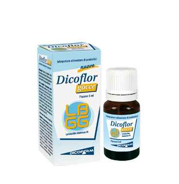 Dicofarm Linea Intestino Sano Dicoflor Gocce Probiotico Integratore 5 ml