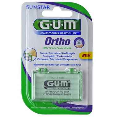 GUM Linea Igiene Dentale Quotidiana Ortho Cera Ortodontica Pre Tagliata